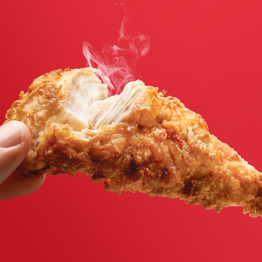 Raising Cane's chicken fingers close-up